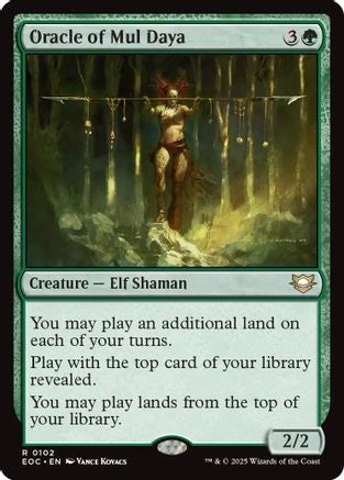 Oracle of Mul Daya (EOC-102) - Commander: Edge of Eternities - for just $0.78! 