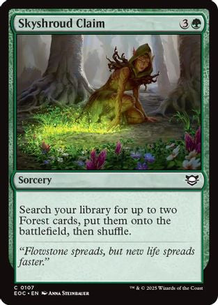 Skyshroud Claim (EOC-107) - Commander: Edge of Eternities - for just $0.25! 