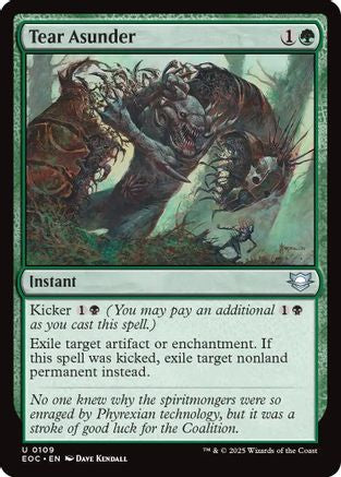 Tear Asunder (EOC-109) - Commander: Edge of Eternities - for just $0.08! 