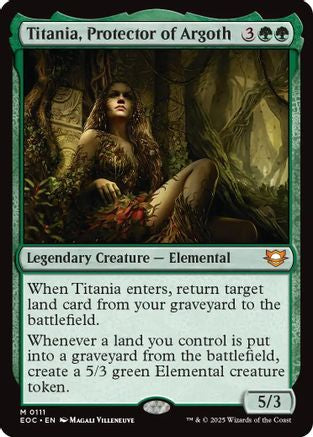 Titania, Protector of Argoth (EOC-111) - Commander: Edge of Eternities - for just $0.13! 