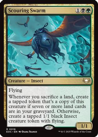 Scouring Swarm (EOC-016) - Commander: Edge of Eternities - for just $0.08! 