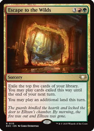 Escape to the Wilds (EOC-115) - Commander: Edge of Eternities - for just $0.10! 