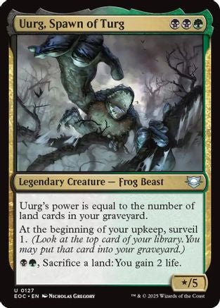 Uurg, Spawn of Turg (EOC-127) - Commander: Edge of Eternities - for just $0.05! 