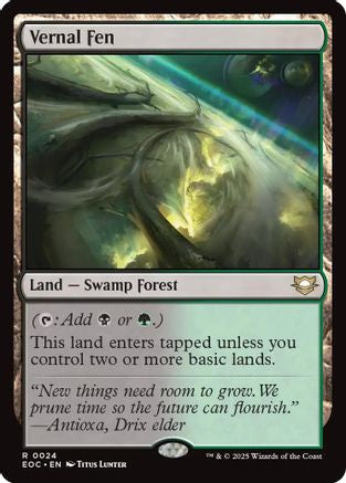 Vernal Fen (EOC-024) - Commander: Edge of Eternities - for just $0.22! 