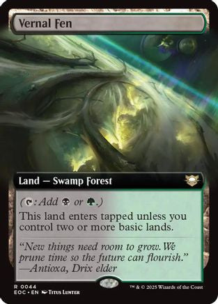 Vernal Fen (Extended Art) (EOC-044) - Commander: Edge of Eternities - for just $0.70! 