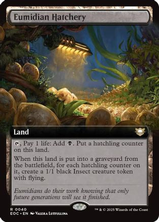 Eumidian Hatchery (Extended Art) (EOC-040) - Commander: Edge of Eternities - for just $0.39! 