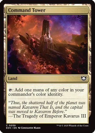 Command Tower (EOC-059) - Commander: Edge of Eternities - for just $0.07! 