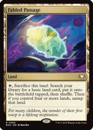 Fabled Passage (EOC-060) - Commander: Edge of Eternities - for just $0.71! 