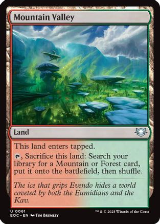 Mountain Valley (EOC-061) - Commander: Edge of Eternities - for just $0.07! 