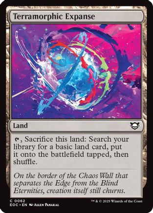Terramorphic Expanse (EOC-062) - Commander: Edge of Eternities - for just $0.09! 