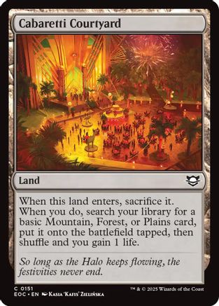 Cabaretti Courtyard (EOC-151) - Commander: Edge of Eternities - for just $0.10! 