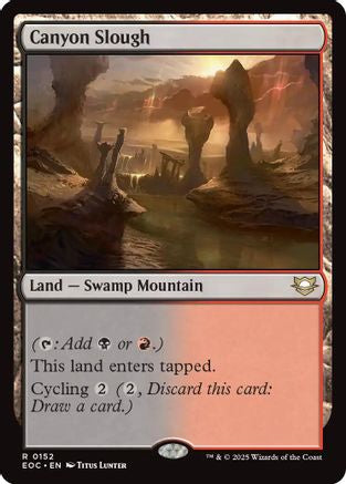 Canyon Slough (EOC-152) - Commander: Edge of Eternities - for just $0.07! 