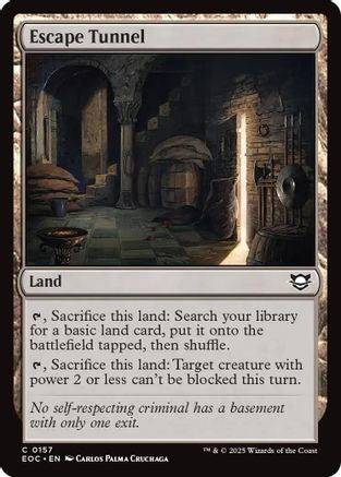 Escape Tunnel (EOC-157) - Commander: Edge of Eternities - for just $0.11! 