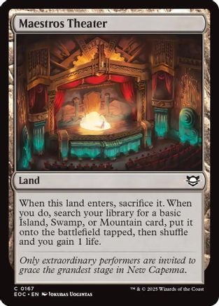 Maestros Theater (EOC-167) - Commander: Edge of Eternities - for just $0.10! 