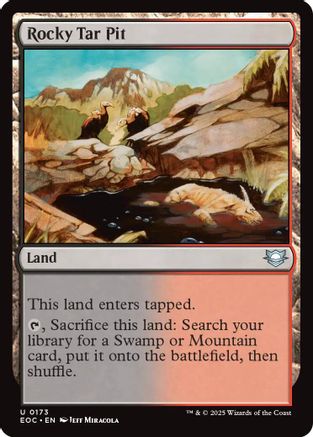 Rocky Tar Pit (EOC-173) - Commander: Edge of Eternities - for just $0.08! 