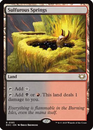 Sulfurous Springs (EOC-185) - Commander: Edge of Eternities - for just $0.29! 