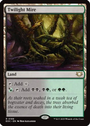 Twilight Mire (EOC-189) - Commander: Edge of Eternities - for just $0.11! 