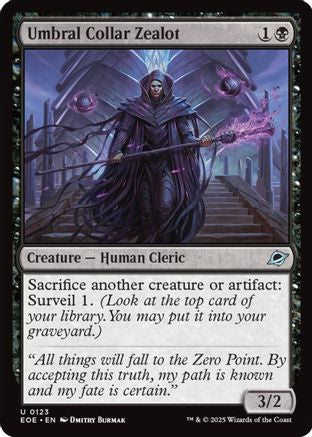Umbral Collar Zealot (EOE-123) - Edge of Eternities Foil - for just $0.43! 