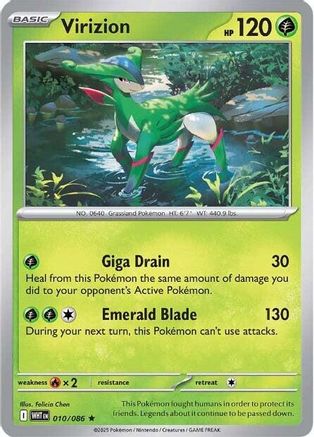 Virizion 010/086 - SV White Flare Reverse Holofoil - for just $0.13! 