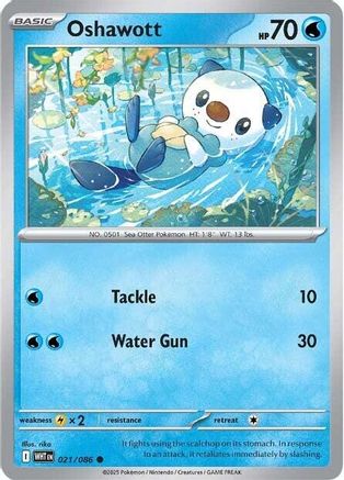 Oshawott 021/086 - SV White Flare - for just $0.10! 