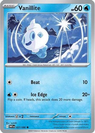 Vanillite 027/086 - SV White Flare - for just $0.03! 