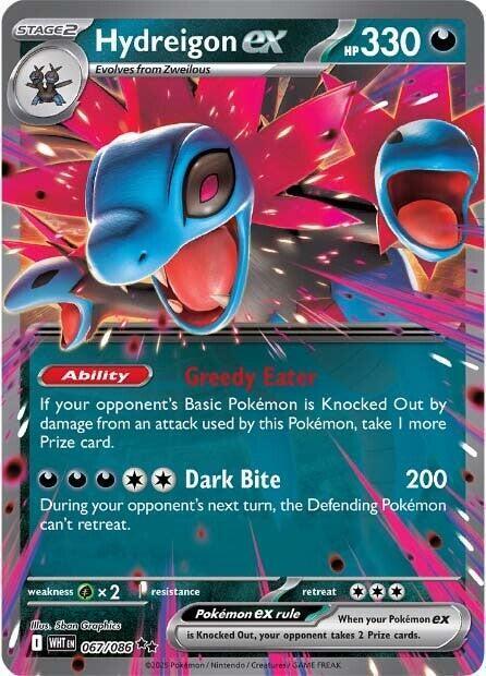 Hydreigon ex (062/086) [Scarlet & Violet: White Flare] - for just $0.15! 