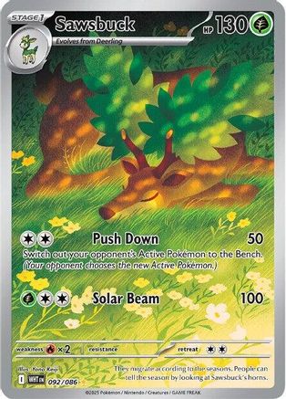 Sawsbuck 092/086 - SV White Flare Holofoil - for just $14.99! 