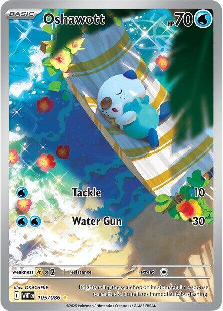 Oshawott (105/086) [Scarlet & Violet: White Flare] - for just $36.50! 