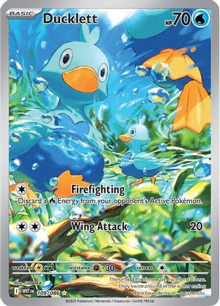 Ducklett 109/086 - SV White Flare Holofoil - for just $5.88! 