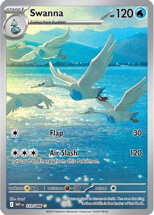 Swanna 110/086 - SV White Flare Holofoil - for just $6.99! 
