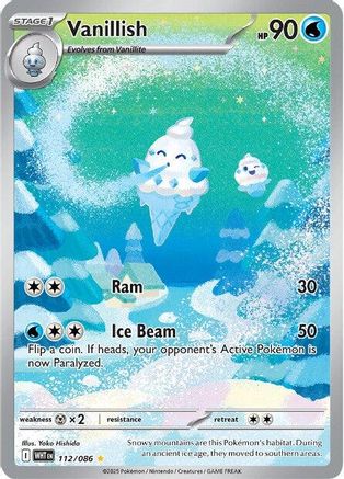 Vanillish 112/086 - SV White Flare Holofoil - for just $3! 