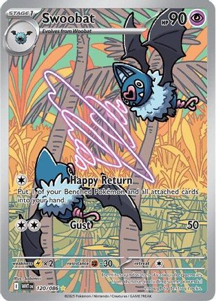 Swoobat 120/086 - SV White Flare Holofoil - for just $5.13! 