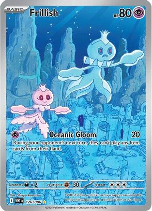 Frillish 126/086 - SV White Flare Holofoil - for just $6.70! 