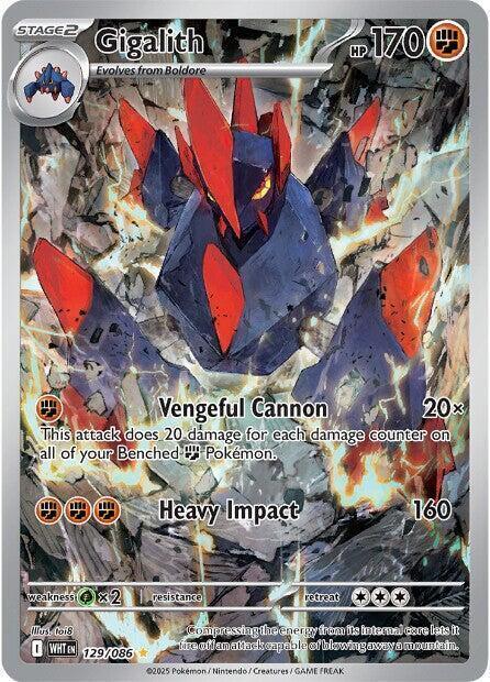 Gigalith (129/086) [Scarlet & Violet: White Flare] - for just $7.35! 