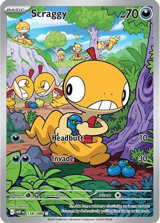 Scraggy 138/086 - SV White Flare Holofoil - for just $7.88! 