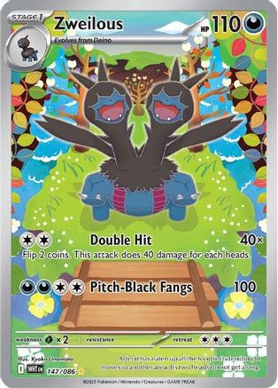 Zweilous 147/086 - SV White Flare Holofoil - for just $4! 