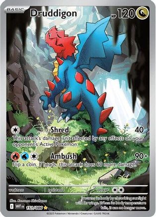 Druddigon 151/086 - SV White Flare Holofoil - for just $8.53! 