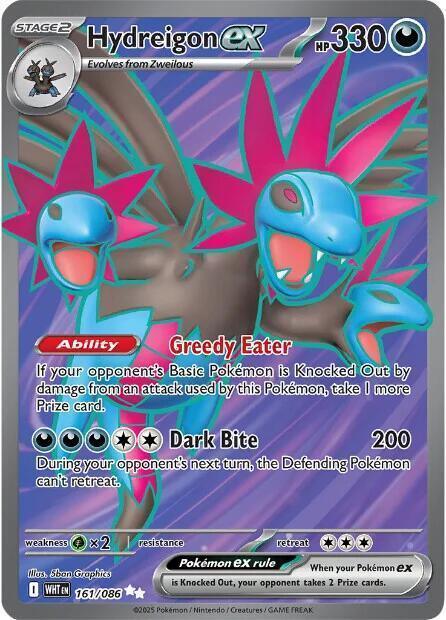 Hydreigon ex (161/086) [Scarlet & Violet: White Flare] - for just $0.55! 