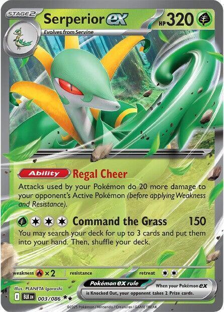 Serperior ex (003/086) [Scarlet & Violet: Black Bolt] - for just $0.25! 