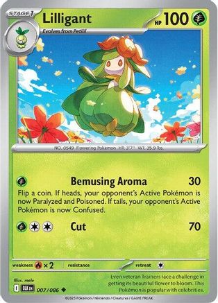 Lilligant 007/086 - SV Black Bolt - for just $0.05! 
