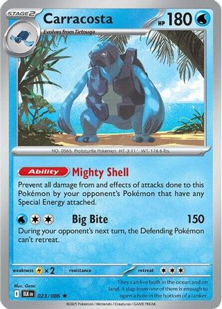 Carracosta 023/086 - SV Black Bolt Holofoil - for just $0.08! 