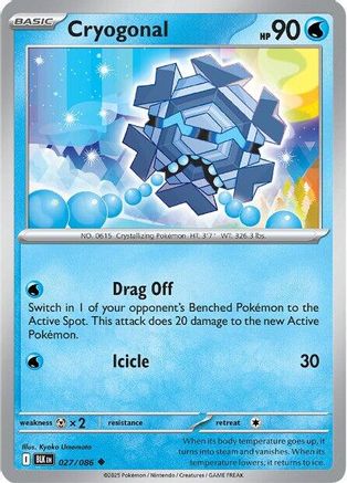 Cryogonal 027/086 - SV Black Bolt - for just $0.03! 