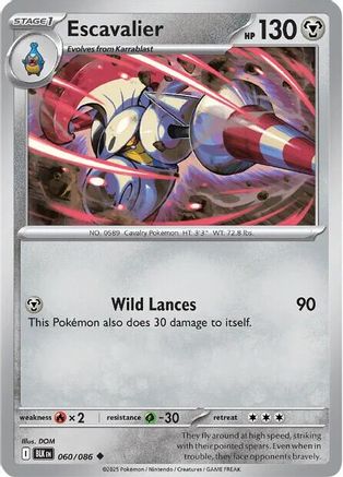 Escavalier 060/086 - SV Black Bolt - for just $0.05! 