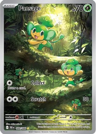 Pansage 089/086 - SV Black Bolt Holofoil - for just $6.30! 