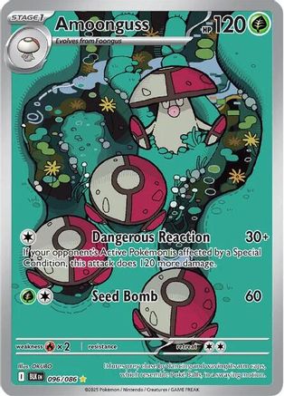Amoonguss 096/086 - SV Black Bolt Holofoil - for just $17.78! 