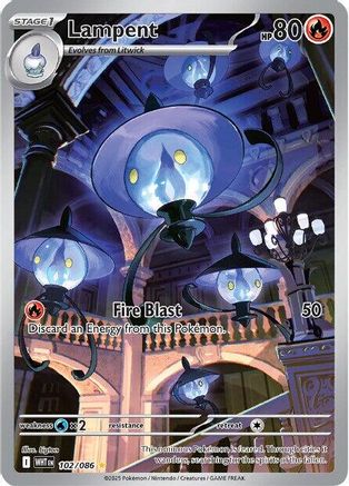 Lampent 102/086 - SV White Flare Holofoil - for just $5.80! 