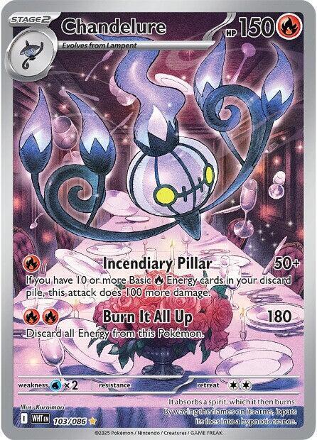 Chandelure (103/086) [Scarlet & Violet: Black Bolt] - for just $27.60! 