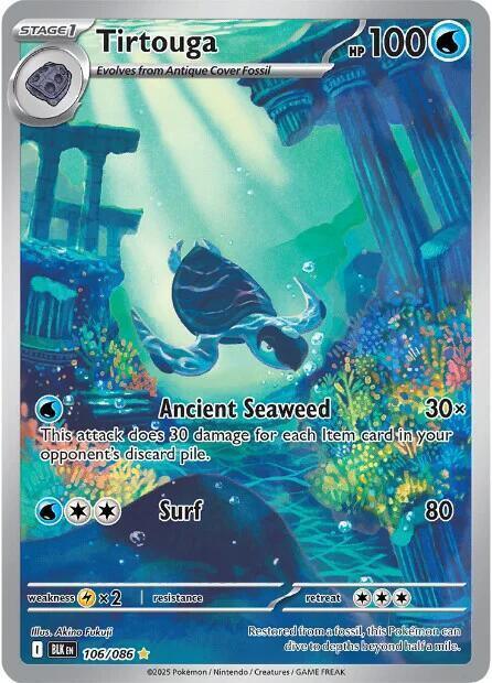 Tirtouga (106/086) [Scarlet & Violet: Black Bolt] - for just $13.05! 