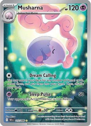 Musharna 117/086 - SV Black Bolt Holofoil - for just $4.98! 