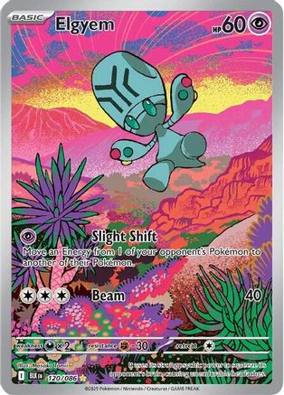 Elgyem 120/086 - SV Black Bolt Holofoil - for just $4.25! 